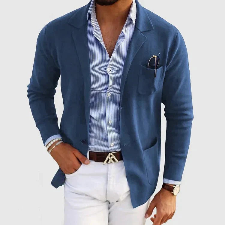 Alexander |  Men's Elegant Knit Casual Blazer Cole Hampton