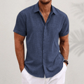 James | Men's Short Sleeve Linen Shirt Cole Hampton