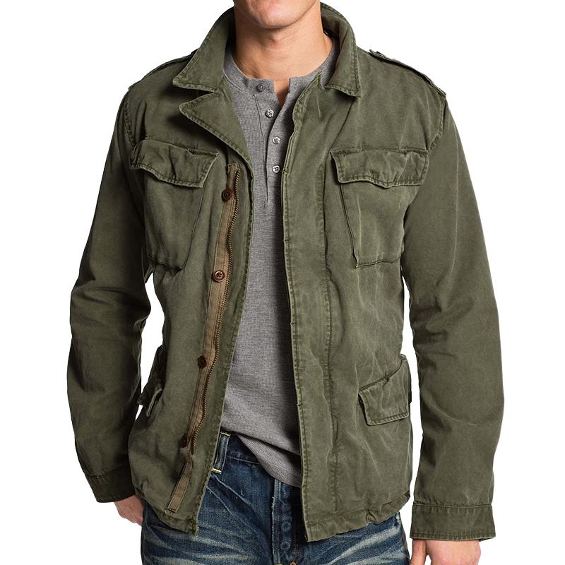 Quentin |  Men's Vintage Multi-Pocket Field Jacket Cole Hampton